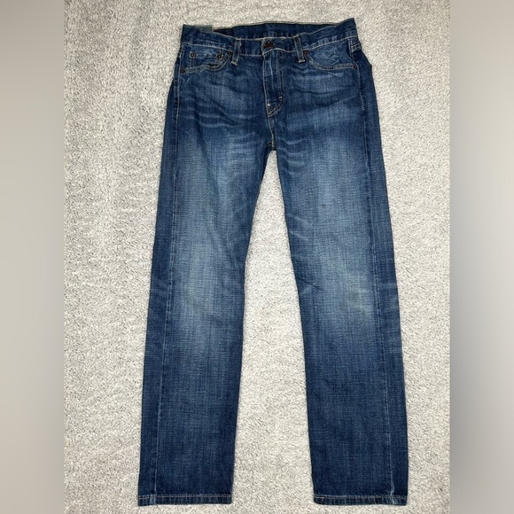 Levi's Jeans Mens 30 x 30 Slim Straight 513 Dark Wash Casual Denim Basic Classic - Picture 1 of 6